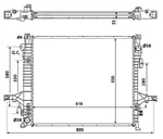 Nrf 58356 Radiator, Engine Cooling For Volvo Neu. Price: $185.12.