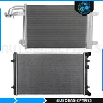 For 2009-2010 2012 Audi A3 1.4L Aluminum Radiator & Ac Condenser Cooling Kit New. Price: $108.48.