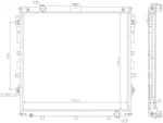RADIATOR-SR5, Gas, Eng Code: 3UR-FE, Natural Nissens 606523 New. Price: $224.42.