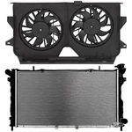 Cooling Fan And Radiator Assembly Kit For 2005 2006 2007 Dodge Caravan New. Price: $172.68.