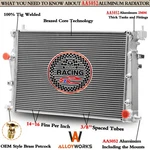 Row Aluminum Radiator For 2014-2018 2015 2016 17 Jeep Cherokee 2.4L L4 3.2L V6 New. Price: $169.00.