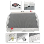Labwork 3 Row Silver Aluminum Radiator For Amc Javelin Matador 1958-1974 407 New. Price: $96.69.