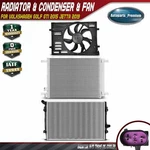 3PCS Radiator & Ac Condenser Cooling Kit For Volkswagen Golf Gti 2015 Jetta 2019 New. Price: $272.99.