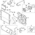 Genuine Mazda Radiator T301-15-200A New. Price: $285.95.