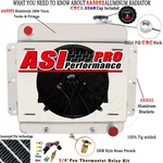Asi 3 Row Radiator Shroud Fan For Chevy Nova Ii 4 & Cylinder V8 1962-1967 65 New. Price: $209.00.