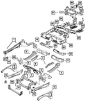 Chrysler Oem 05-23 300 Radiator Support-lower Tie Bar 5065240AH New. Price: $346.90.