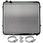 Radiator For 2000-2006 Toyota Tundra 4.7L With Universal Oil Hose Clamps Kit New. Price: $85.38.