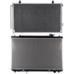 Aluminum Radiator & Ac Condenser Cooling Kit For 2001-2007 Toyota Highlander New. Price: $129.98.