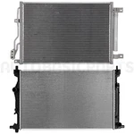 Aluminum Radiator & Ac Condenser Cooling Kit For 2013-2014 2015 2016 Dodge Dart New. Price: $113.48.