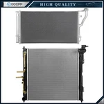 Automotive Aluminum Radiator & Ac Condenser Cooling Kit For 2015 Kia Optima New. Price: $127.33.