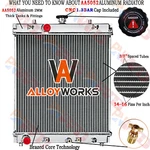 2 Row Aluminum Radiator For Kubota L3130F L3430DT L3130DT-HST T106016010 New. Price: $199.00.