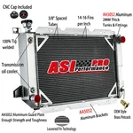3ROW Aluminum Radiator Fits 1983-1997 Ford F100 F150 F250 F350 Bronco V8 At/mt New. Price: $184.95.