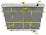 Champion Row Radiator, Shroud And 2 13" Fans For 1973 1974 Mopar V8 Engine New. Price: $579.90.