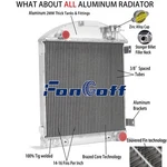 3ROW Aluminum Radiator Ford 1928-1929 Model Chevy Engine Configuration New. Price: $124.95.