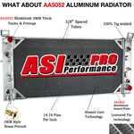 Rows Radiator Fit 2001 2002 Chevy Silverado Gmc Sierra 2500 3500 Hd 8.1L V8 New. Price: $299.00.