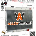 4-ROWS Aluminum Radiator Fit 1964-1966 Ford Galaxie Small Block V8 Alloyworks New. Price: $199.00.