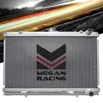 Megan Aluminum Bolt-on 2-ROW Radiator With Cap For 89-94 240SX S13 KA24DE Mt New. Price: $197.48.