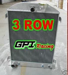 Gpi Row 1932 Ford Hiboy Hi-boy Chopped Engine Aluminum Radiator New. Price: $126.35.