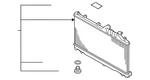 Genuine Subaru Radiator Assembly 45111AJ10A New. Price: $256.52.