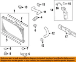Subaru Oem 08-21 Crosstrek Cooling Radiator Components-lower Bracket 45124AG010 New. Price: $11.82.