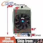 For Chevy Hot Street Rod 350 V8 W/ Tranny Cooler Aluminum Radiator & Fan 1937 New. Price: $295.00.