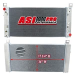 Asi Row Aluminum Radiator For 1999-2014 Chevrolet Silverado 2500/SUBURBAN 1500 New. Price: $299.00.