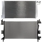 Radiator + Ac Condenser Cooling Kit Aluminum 2012-2014 Ford Focus New. Price: $106.09.
