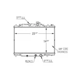 Radiator Tyc 13579 New. Price: $203.23.