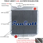 3 Rows Aluminum Radiator 1960-1966 Ford Mustang Falcon Ranchero Comet CC251 New. Price: $109.00.