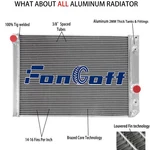 4 Rows Aluminum Radiator For 1989-1996 Chevrolet Corvette 5.7L V8 DPI1052 New. Price: $189.05.