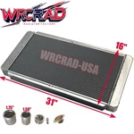 31" X 16" Customizab Le Aluminum Radiator Kit Crossflow Downflow 2ROWS Core New. Price: $270.00.