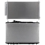 Radiator & Condenser Cooling Kit For Honda Civic 2012 2013 2014 2015 New. Price: $105.10.