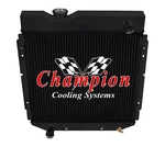 Dr Champion 2 Row Black Finish Radiator 1965 1966 Ford Mustang L6 Engine New. Price: $221.21.
