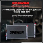 Spawon 3ROW Aluminum Performance Radiator Fit Ford Mustang Gt 5.0 V8 2016-2020 New. Price: $241.00.