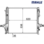Radiator, Engine Cooling Mahle Cr 1191 000S For Volvo New. Price: $303.67.