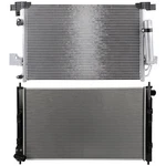 Radiator & A/c Condenser For 2008-2014 Mitsubishi Lancer New. Price: $118.09.