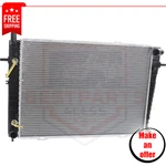 Radiator KI3010125 Aluminum Core For 2005-2010 Kia Sportage Ex, Lx Fwd New. Price: $109.99.