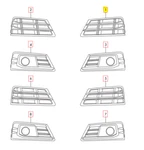 Audi B9 S4 Front Bumper Lower Left Air Guide Grill 8W0807681KRU6 No Duty To New. Price: $310.64.