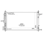 RAD13217 New Replacement Radiator Fits 2011-2013 Buick Regal. Price: $135.00.