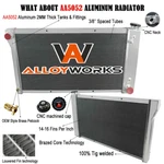 Aluminum 3 Row Radiator Fit 1968-1972 Chevy C/k Series Pickup Trucks C10 C20 Mt New. Price: $144.95.
