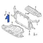 For Kia Soul 2020-2022 29136K0200 Front Left Radiator Support Baffle New. Price: $31.08.