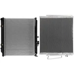 X Radiator + Ac Condenser For 2004-2012 Gmc Canyon 2007-2008 Isuzu I-370 New. Price: $117.39.
