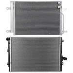 Radiator & Ac Condenser Cooling Kit For 2011 2012 Volkswagen Jetta New. Price: $108.69.