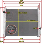 3 Row Radiator For Freightliner Century Class Columbia FLD120 FLD112 1996-2007 New. Price: $589.00.