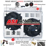 3 Row Aluminum Radiator+shroud Fan+relay 1967-1970 Ford Mustang V8 Gas New. Price: $259.00.