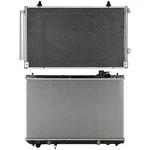 Aluminum Radiator & Ac Condenser Cooling Kit For 2001-2007 Toyota Highlander New. Price: $126.19.