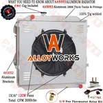 Row Radiator Shroud Fan For 96-02 1999 Toyota Hilux Surf KZN185 3.0L Diesel Mt New. Price: $299.00.