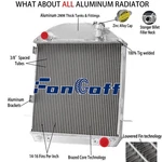 3 Row Aluminum Radiator 1917-27,1919,1921 Fitd Model 2.9L L4 Chevy Engine; New. Price: $139.00.