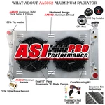 Row Radiator+shroud Fan For 88-97 Chevy Gmc C1500 C2500 K1500 K3500 5.7L V8 New. Price: $259.00.