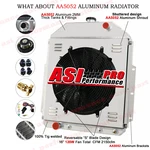 Row Aluminum Radiator+shroud Fan Kit 1942-1952 Ford F1 F2 F3 Trucks V8 New. Price: $259.00.